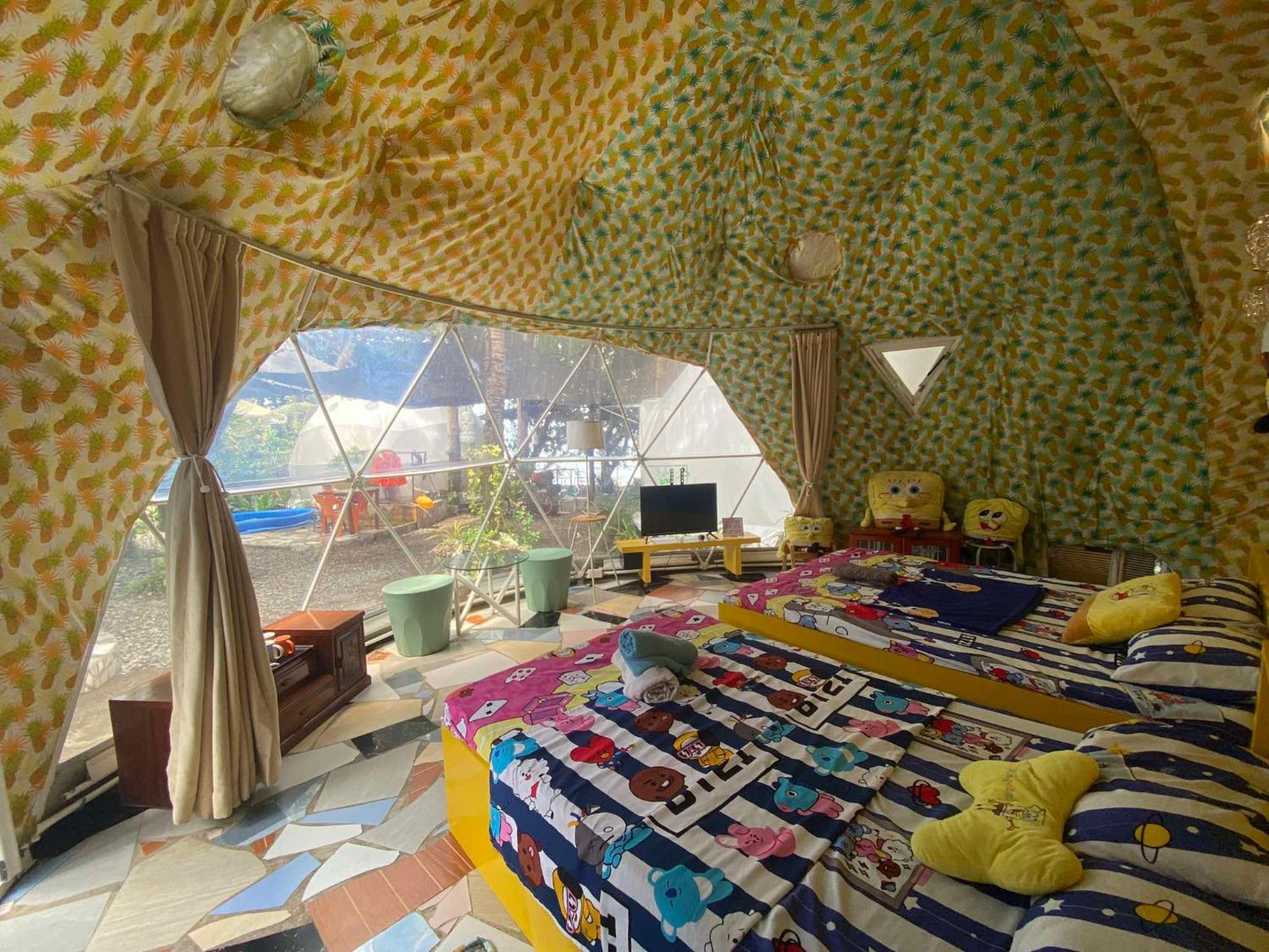 Glamping Dome Dauin Beach Resort Eksteriør billede