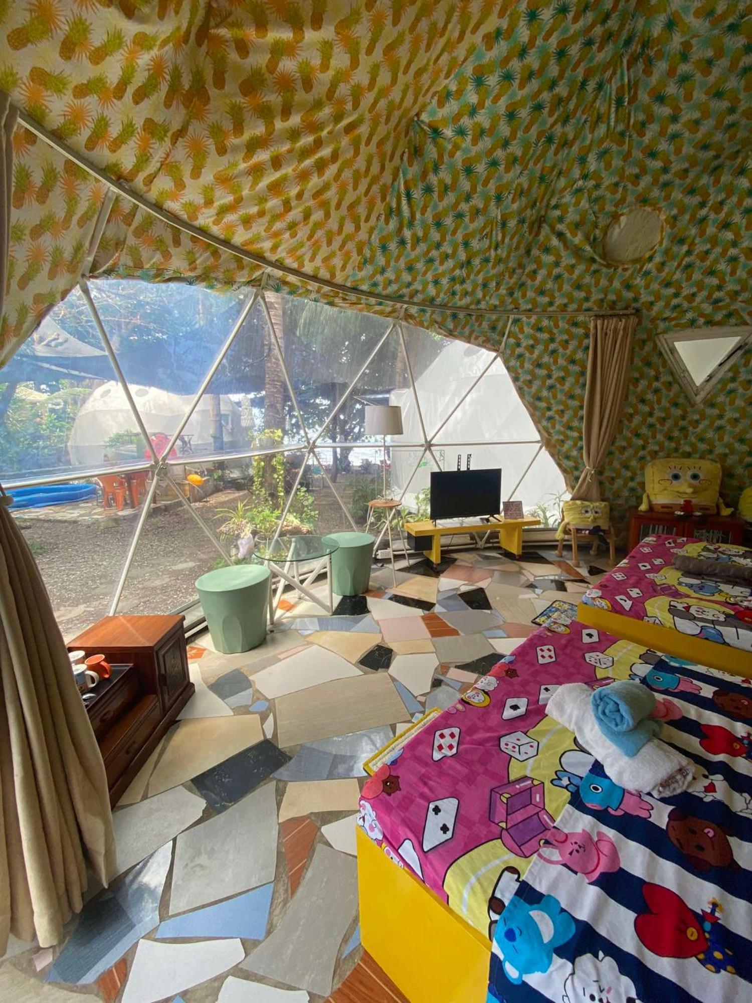 Glamping Dome Dauin Beach Resort Eksteriør billede